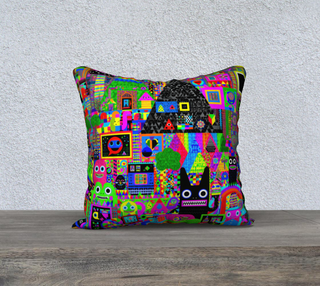 USUAL SUSPECTS 18" x 18" COTTON PILLOW CASE