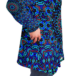 Ocean Flow - Imran -Microfleece Cloak - AOP