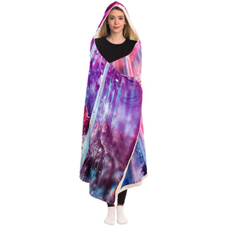 DEEP NEBULA Hooded Blanket - ARTDESIGNWORKS