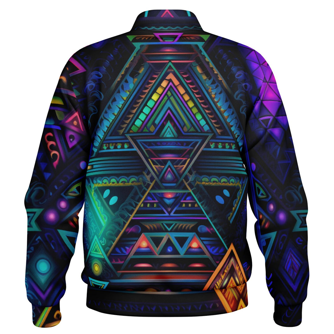 CYBER NIGHTS Baseball Jacket - ACIDMATH AI