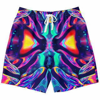 GALACTIC SLUSHIE Fashion Long Shorts | PSYCHEDELIC POUR HOUSE