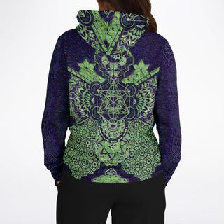 LIME GREEN GEOMETRIC Fashion Hoodie - MIL ET UNE