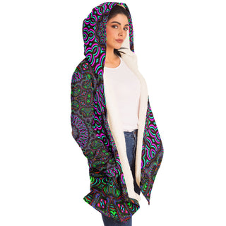 Cyber Stylin - Imran - Microfleece Cloak - AOP