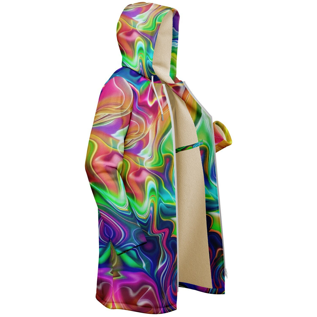 UR GLOWING Zipper Cloak - ACIDMATH AI