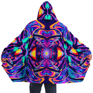 GALACTIC SPLASH Microfleece Cloak - Psychedelic Pour House