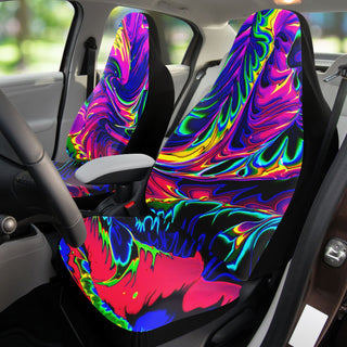 ELECTRO TRANCE Car Seat Covers -Psychedelic Pour House