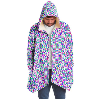 PSY SKULL Microfleece Cloak - AOP | ARTDESIGNWORKS