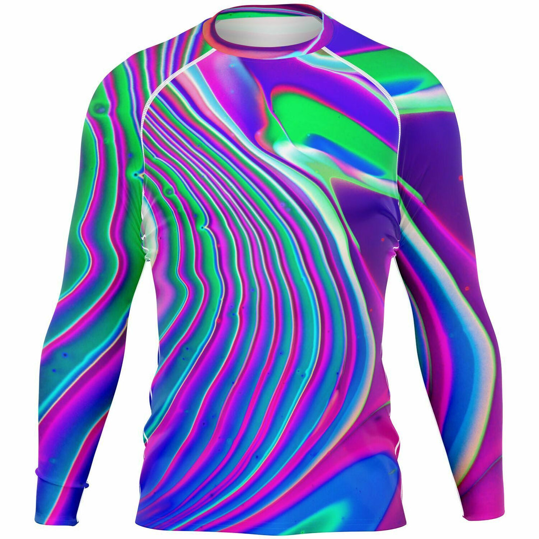 SQUIGGLES Men's Rashguard - PSYCHEDELIC POUR HOUSE