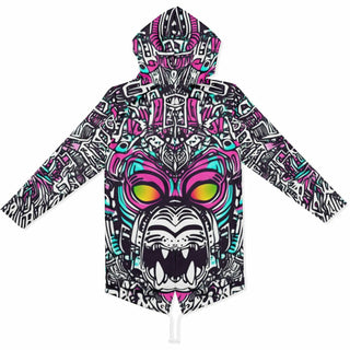MONKEY MIND Heavyweight Elongated Hoodie - AOP