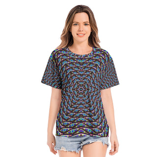 INFINITE Unisex All-Over Print Cotton T-shirts