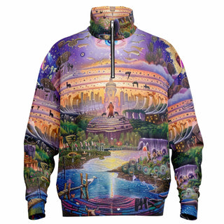 AYAHUASCA Heavyweight Oversized Quarter Zip Sweatshirt