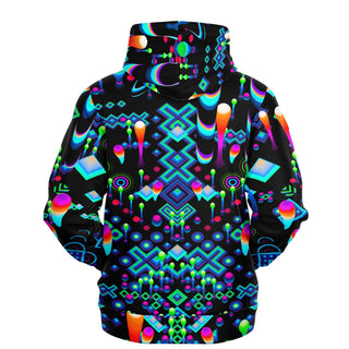 MYSTIC MOVE CYAN Fashion Hoodie - TAS VISUALS