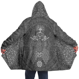 GEOMETRIC BUZZ Microfleece Cloak - MIL ET UNE