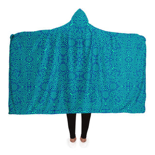 COMPUTER CODE Hooded Blanket - AOP | ARTDESIGNWORKS