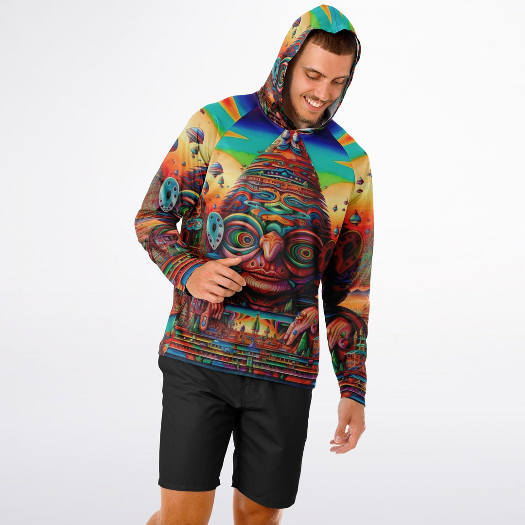 DMT ELF Men's Long Sleeve Hooded Performance Shirt