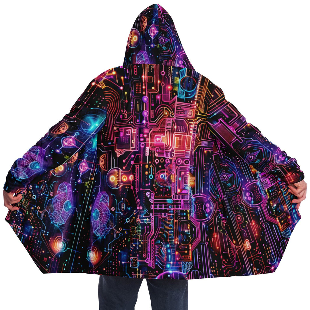 GRIDSTYLES Microfleece Cloak - ACIDMATH AI