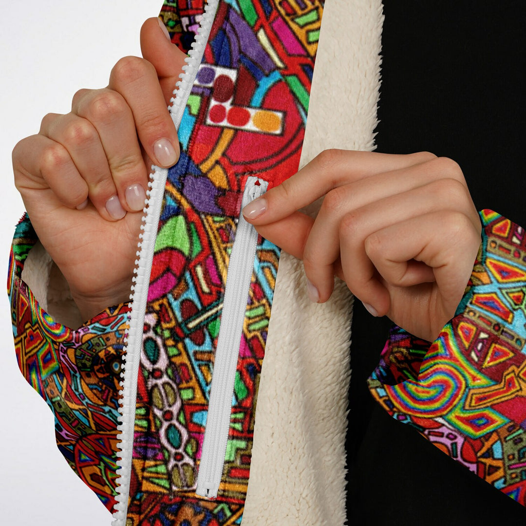 MANDALA Zipper Cloak - LACHLAN WARDLAW