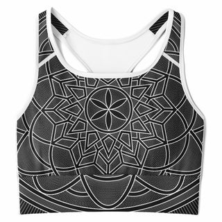 hEDRON Mesh Padded Sports Bra -BROCK SPRINGSTEAD
