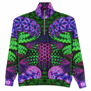 OCTO LIMBS Heavyweight Oversized Quarter Zip Sweatshirt - PSYPEPPER