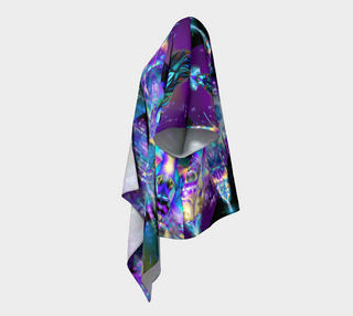 ILLUMINATIONS SILK HABOTAI DRAPED KIMONO