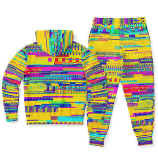 GLITCH SUBMARINE Fashion Ziphoodie & Jogger - AOP | ARTDESIGNWORKS