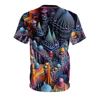 PLAYGROUND Unisex Cut & Sew Tee (AOP) | ACIDMATH AI