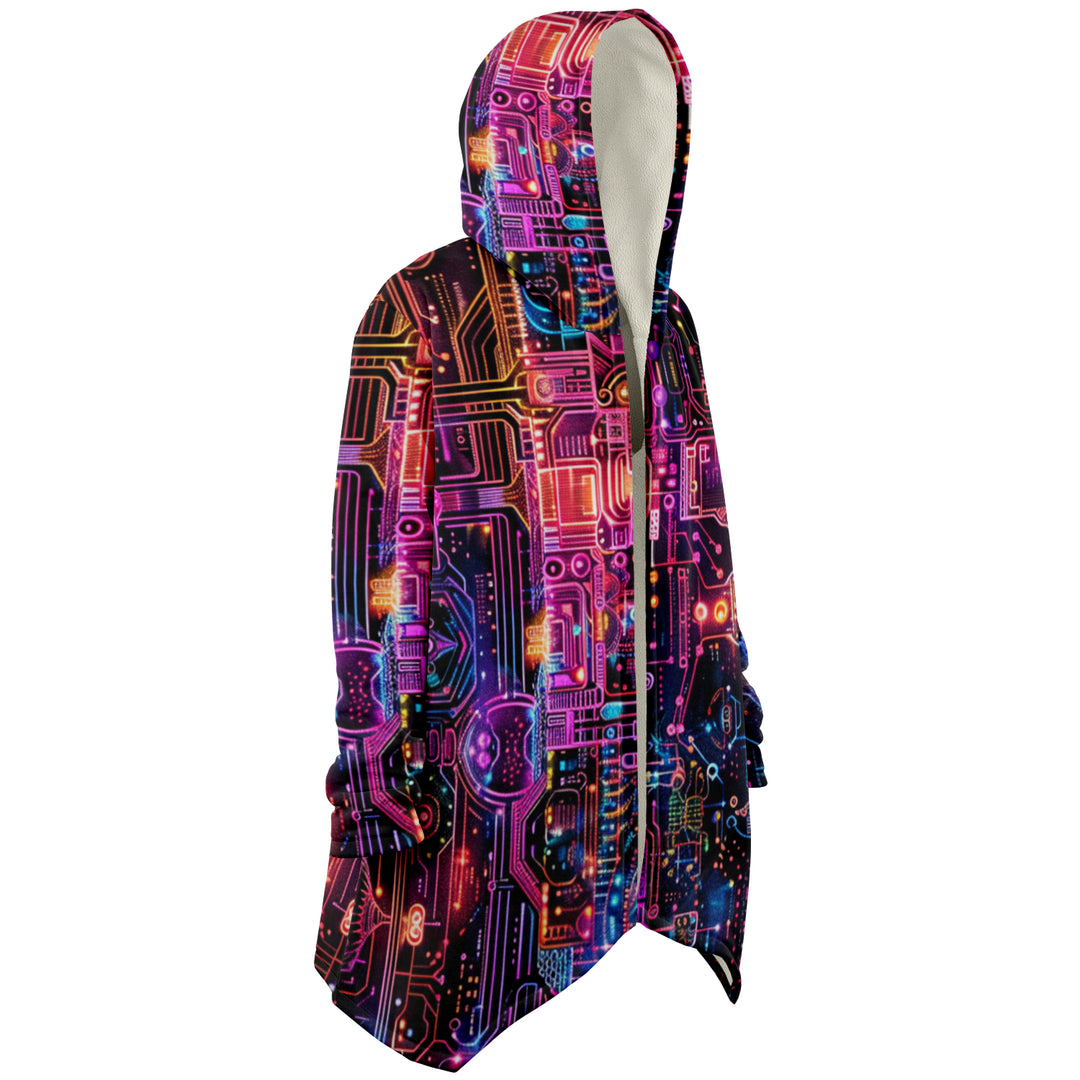 GRIDSTYLES Microfleece Cloak - ACIDMATH AI