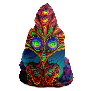 SHROOM PLUG Hooded Blanket - SALVIA DROID X ACIDMATH AI