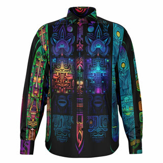 UNDERWORLD Long Sleeve Button Down Shirt - ACIDMATH AI