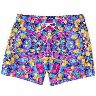 BUBBLY Swim Trunks Men - PSYCHEDELIC POUR HOUSE