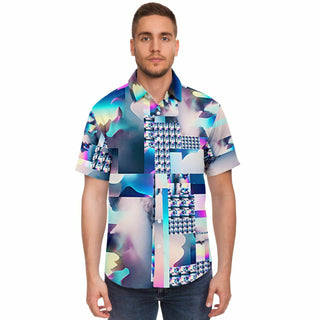 ACID SHEET Short Sleeve Button Down Shirt - Robert Hruska