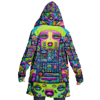 JUICY FRUIT Microfleece Cloak - ACIDMATH AI