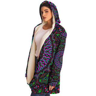 Cyber Stylin - Imran - Microfleece Cloak - AOP