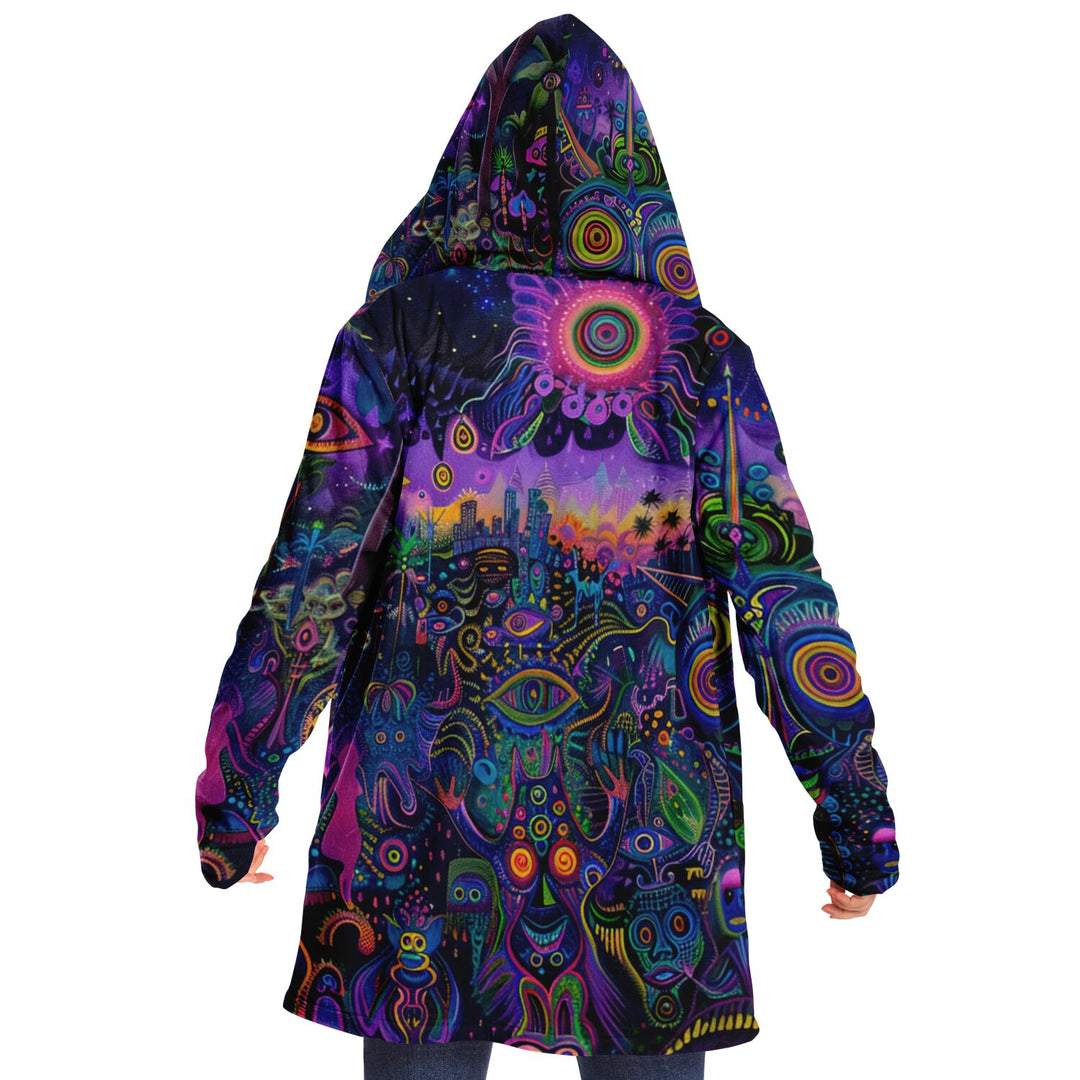 Midnight Brew Microfleece Cloak - Acidmath AI