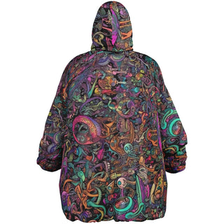 DEEP ACID TRIP Reversible Snug Hoodie
