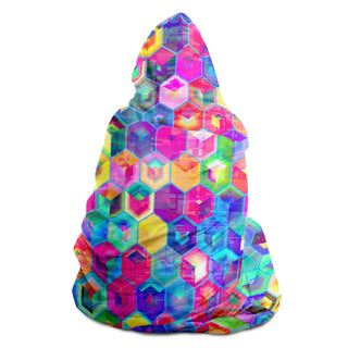 CRYSTALS Hooded Blanket - AOP | ARTDESIGNWORKS