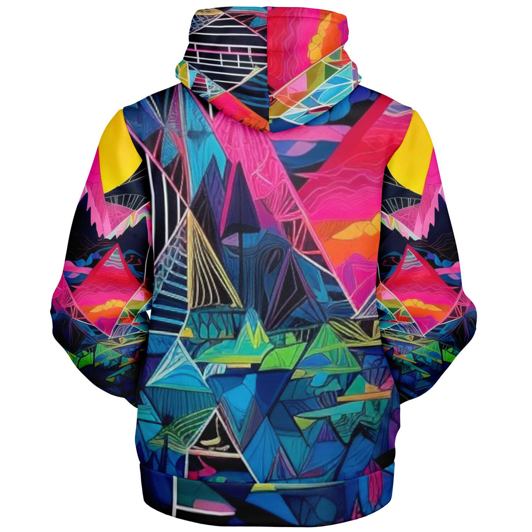 PRISM HOLIDAY Microfleece Ziphoodie - ACIDMATH AI