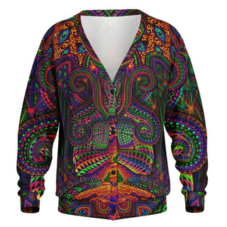 THE GOD SOURCE Cardigan - SALVIA DROID