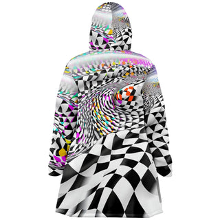OPTICAL ILLUSIONS Microfleece Cloak