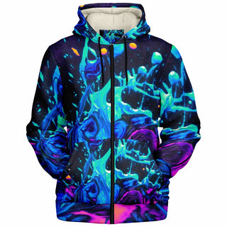BLASTED Microfleece Ziphoodie - GEOGLYSER