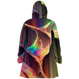 COSMIC SLICE Microfleece Cloak - Psychedelic Pour House