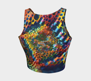 HATCHING CROP TOP | ACIDMATH AI
