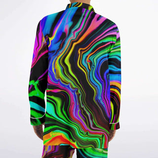 RAINBOW RIFT Men's Satin Pajamas | Psychedelic Pour House