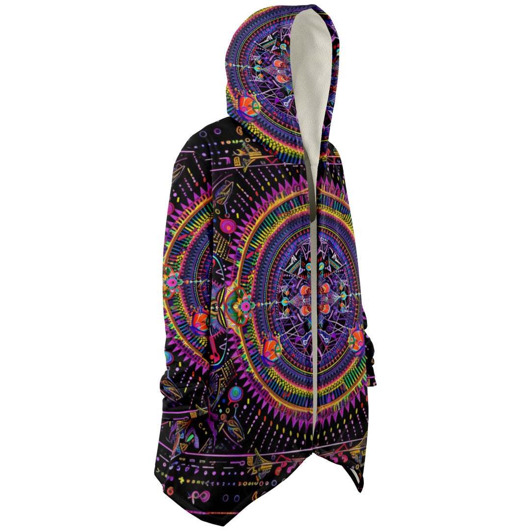 Mandala Microfleece Cloak - Acidmath AI