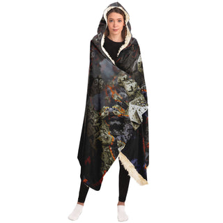 DARK CONSCIOUS Hooded Blanket - FRACTUALLY