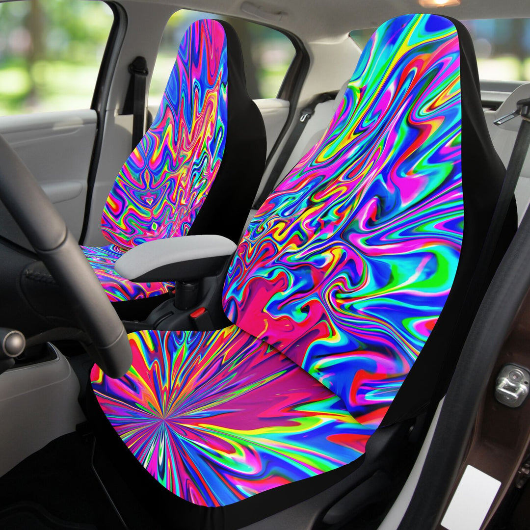 BLOOMING Car Seat Covers | PSYCHEDELIC POUR HOUSE