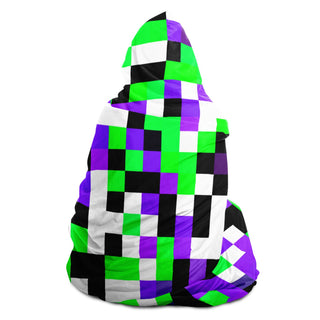 SQUARES Hooded Blanket - HUBERT SOLCZYNSKI