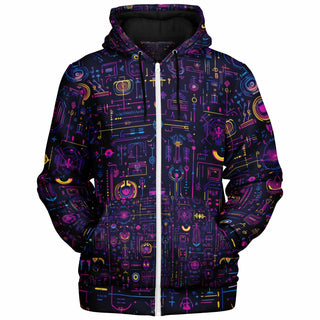 ANCIENT GLYPH Microfleece Ziphoodie