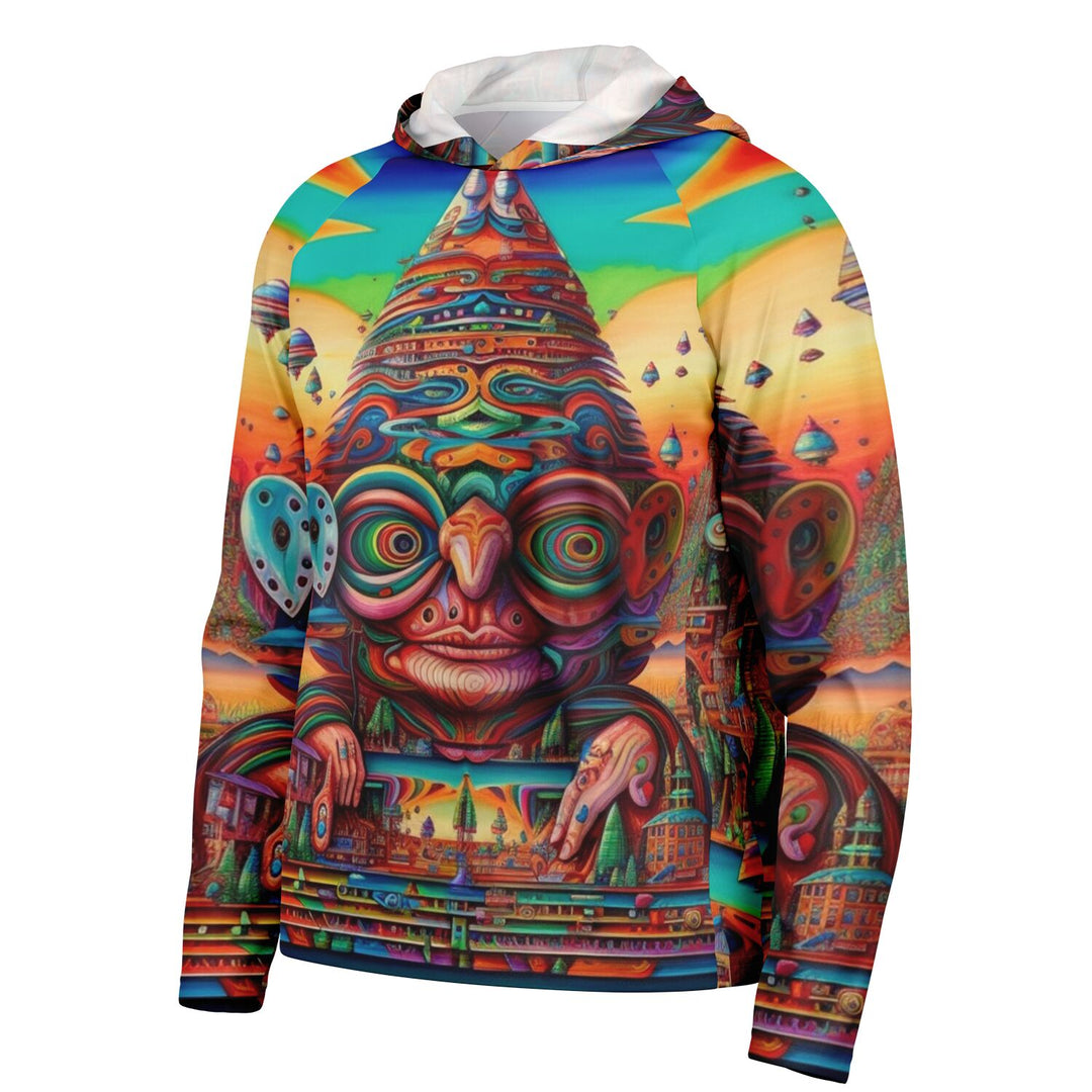 DMT ELF Men's Long Sleeve Hooded Performance Shirt