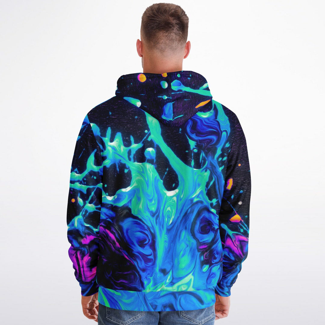 BLASTED Microfleece Ziphoodie - GEOGLYSER